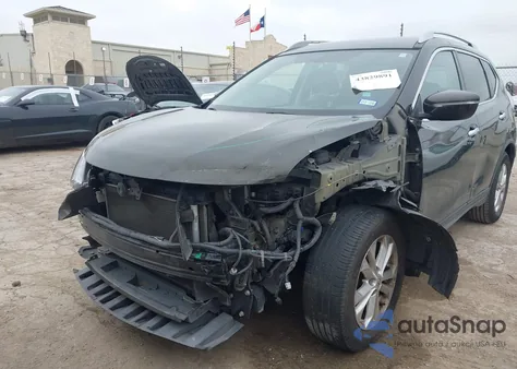 2014 Nissan Rogue Sv z USA, uszkodzony, nr VIN 5N1AT2MT9EC865689